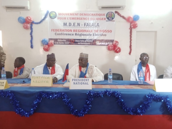 Politique : Le MDEN-FALALA dispose désormais d’un Bureau Exécutif Fédéral dans la région de Dosso