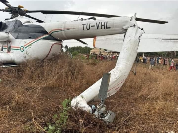 Côte d’Ivoire : crash d’un hélicoptère transportant des officiels