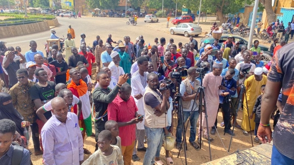 Marche contre l’ancien président Issoufou Mahamadou à Niamey La sous-traitance de Gamatié tourne court !