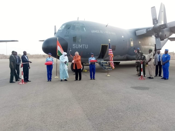 Coopération Niger/USA : Les Etats-Unis offrent un 3ème avion C130 au Niger