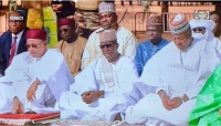 Célébration de l’Aïd El Fitr : Le Président Abdourahamane Tiani a prié à la grande  mosquée de Niamey