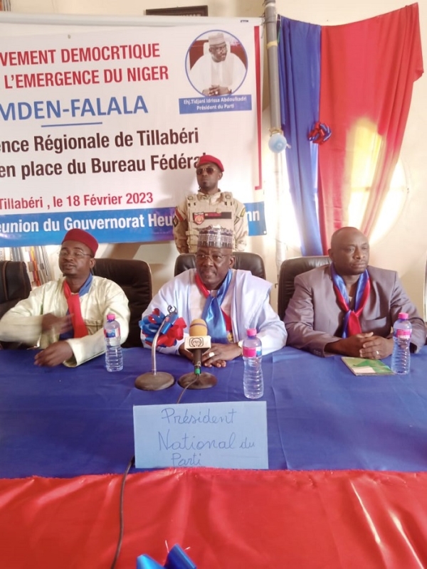 Politique : Le MDEN-FALALA se dote d’un Bureau Exécutif Fédéral à Tillabéri